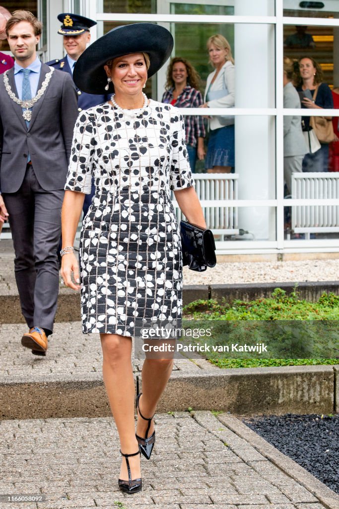 Queen Maxima at 40th anniversary child phone support