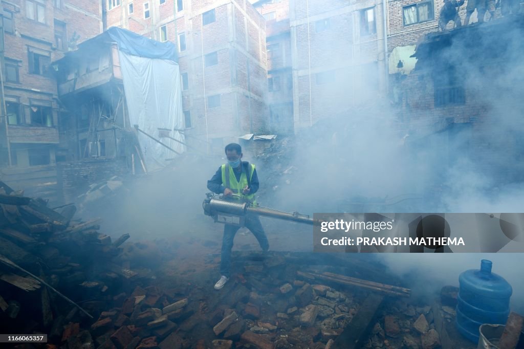 TOPSHOT-NEPAL-HEALTH-DENGUE