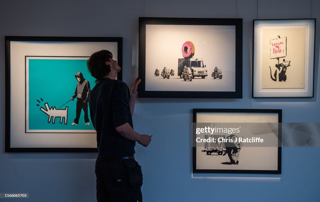 Colourful Exhibition Celebrating British Art At Sotheby's Opens To Public Ahead Of Auctions Next Week
