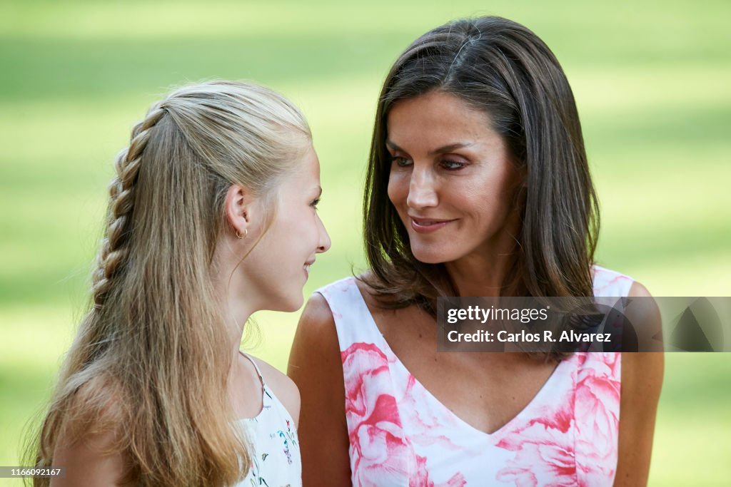 Spanish Royals Summer Photocall In Palma de Mallorca