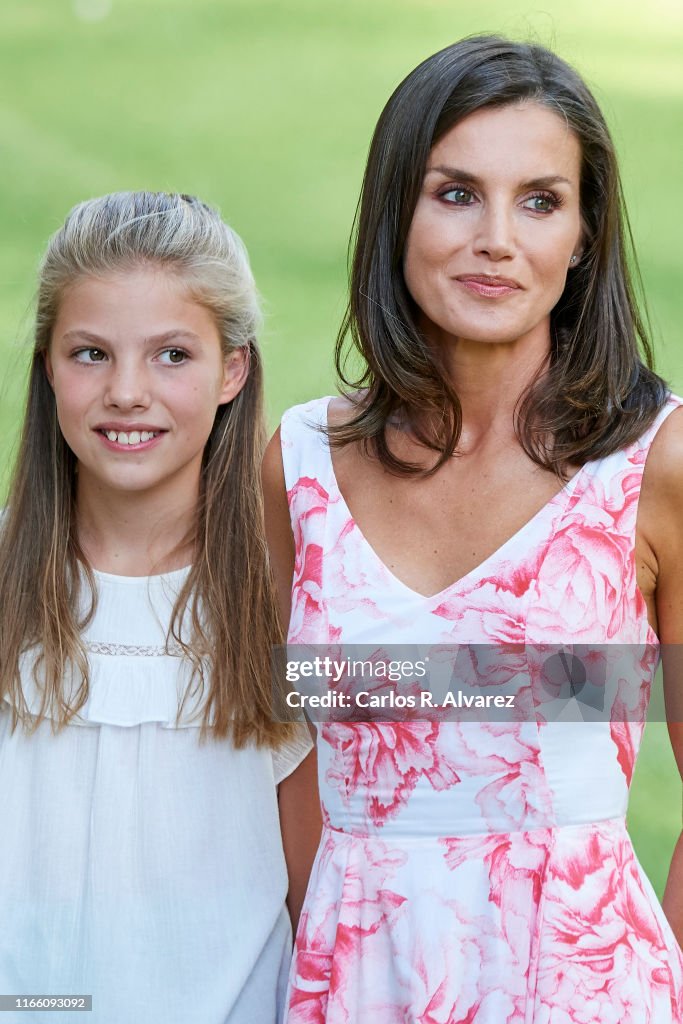 Spanish Royals Summer Photocall In Palma de Mallorca