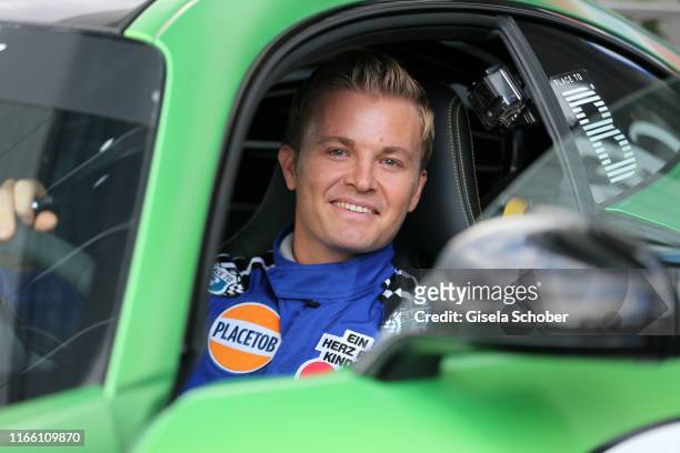 Nico Rosberg, former Formula One World Champion, during the charity racing "Place to B" for the benefit of "Ein Herz fuer Kinder" on September 5,...