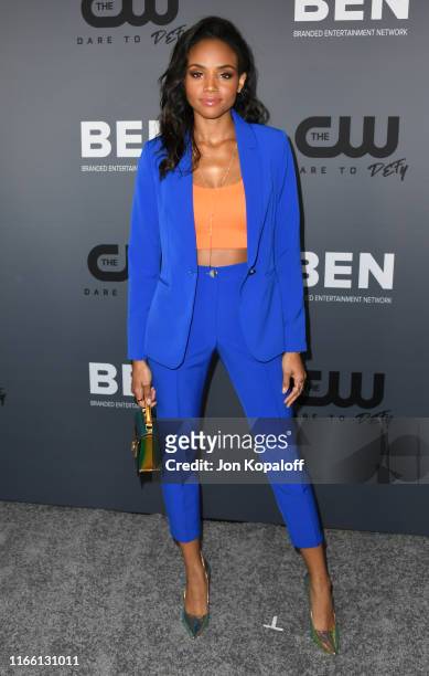 Meagan Tandy attends the The CW's Summer 2019 TCA Party sponsored by Branded Entertainment Network at The Beverly Hilton Hotel on August 04, 2019 in...