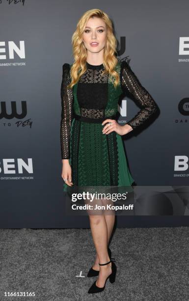 Katherine McNamara attends the The CW's Summer 2019 TCA Party sponsored by Branded Entertainment Network at The Beverly Hilton Hotel on August 04,...