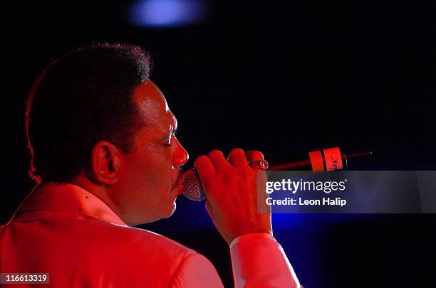 Ronnie McNeir of The Four Tops during Super Bowl XL - Pre-Super Bowl Event for Euro RSCG - Motown Music Fest - February 4, 2006 at Masonic Temple in...