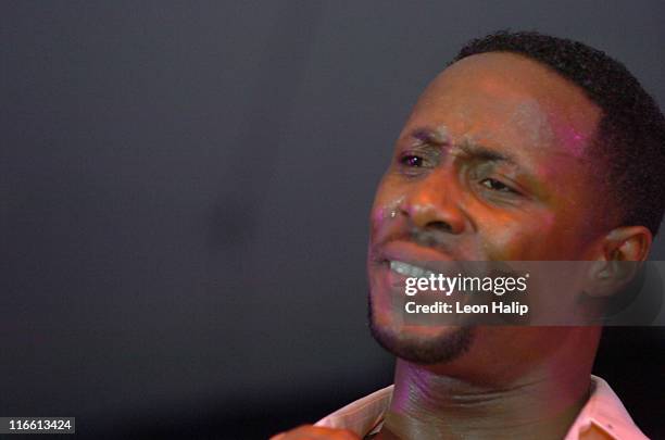 Theo Peoples of the Four Tops during Super Bowl XL - Pre-Super Bowl Event for Euro RSCG - Motown Music Fest - February 4, 2006 at Masonic Temple in...