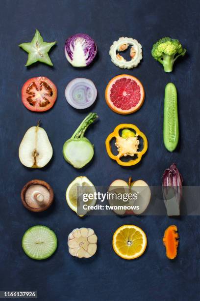 vegan food healthy eating concept image. - fruit pot stock pictures, royalty-free photos & images