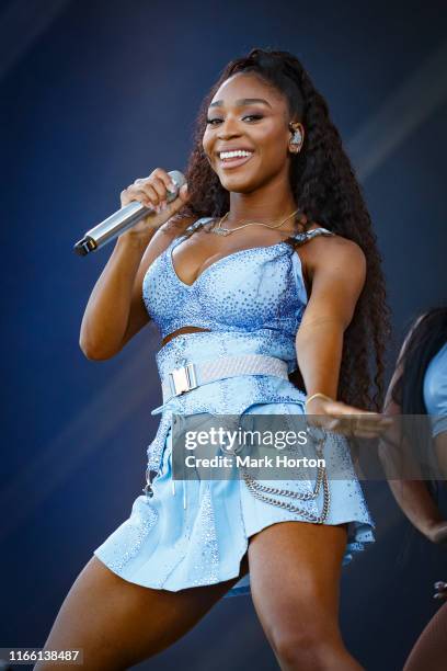 Normani performs at the Osheaga Music and Art Festival at Parc Jean-Drapeau on August 04, 2019 in Montreal, Canada.