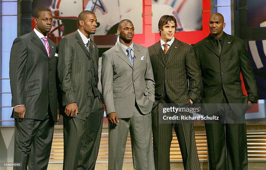 2007 Draft Class First round hopefuls Gaines Adams DE Clemson, Calvin Johnson WR... News ...