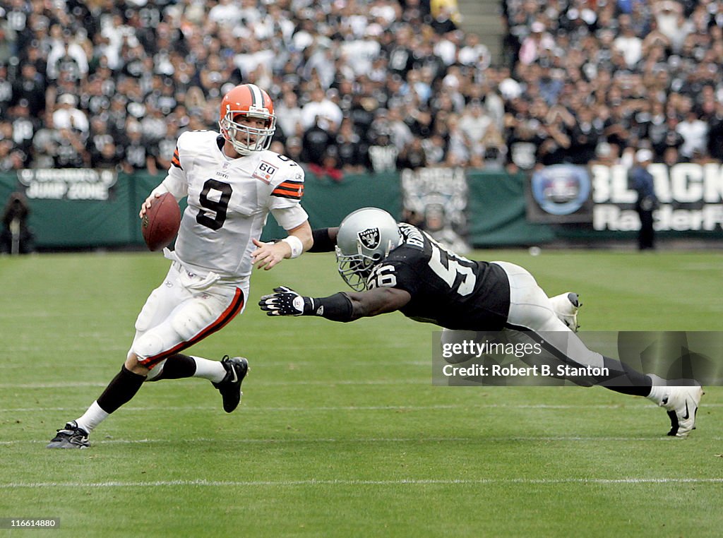 Cleveland Browns vs Oakland Raiders - October 1, 2006