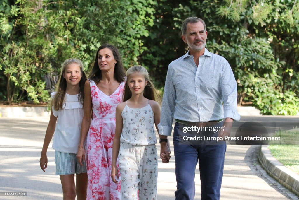 Spanish Royals Summer Photocall In Palma de Mallorca