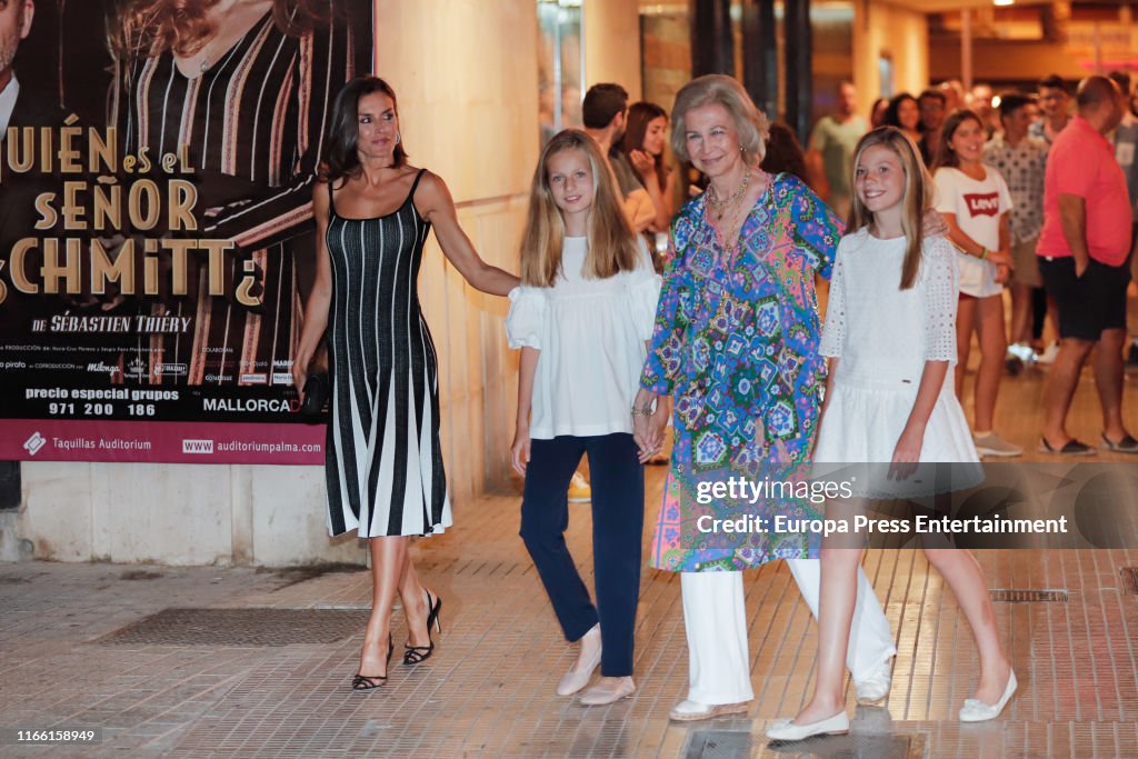 Spanish Royals Family Sighting In Mallorca - August 02, 2019