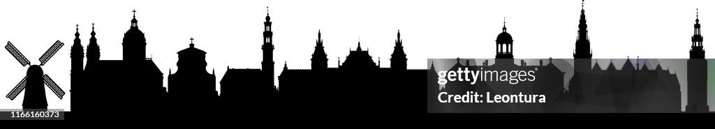 Amsterdam (Todos los edificios están separados y completos)
