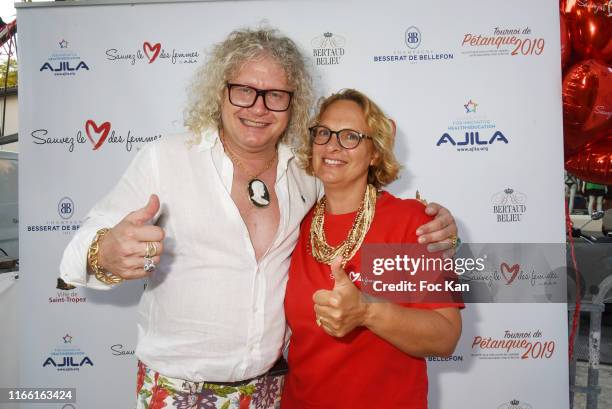 Affaire Conclue » TV serial chronicler/Napoleon collector and specialist Pierre-Jean Chalencon and AJILA president Isabelle Weill attend the Red...