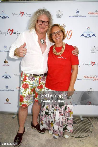 Affaire Conclue » TV serial chronicler/Napoleon collector and specialist Pierre-Jean Chalencon and AJILA president Isabelle Weill attend the Red...