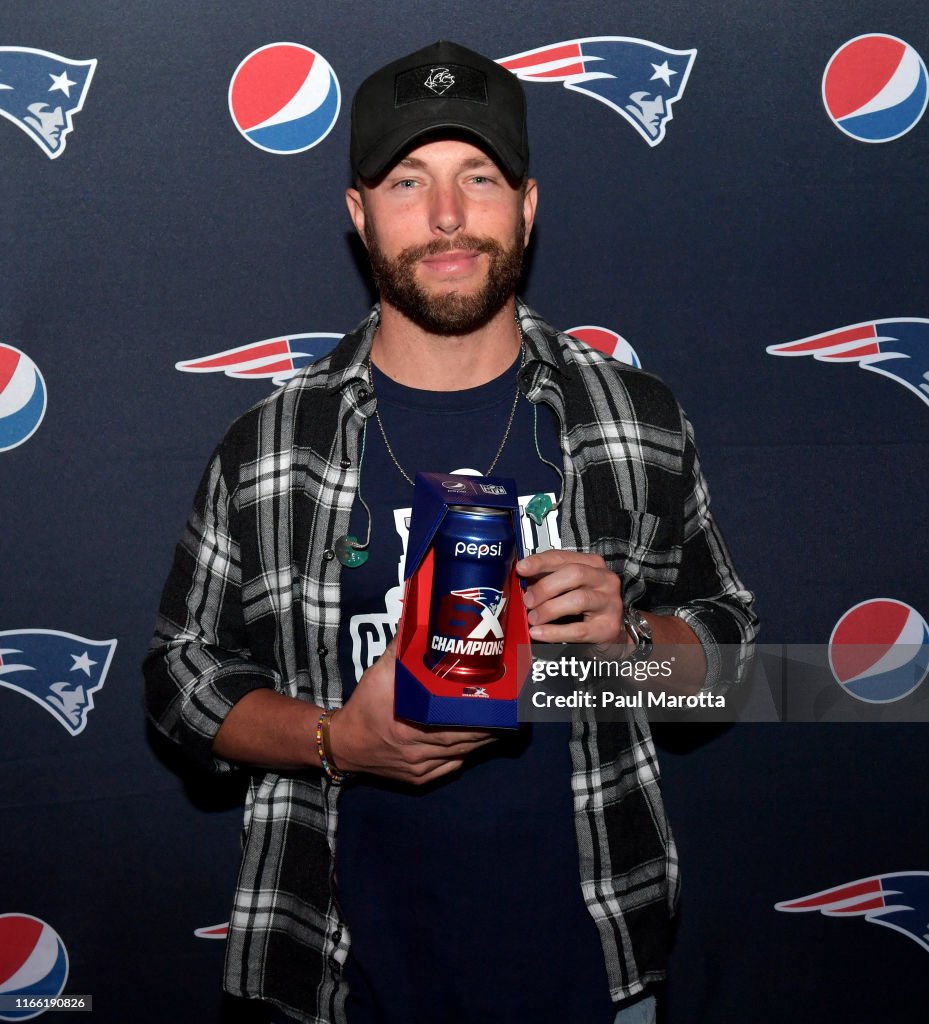 Pepsi "Celebrates the Champs" with Kickoff Event for New England Patriots Fans featuring Devin McCourty and Country Star Chris Lane