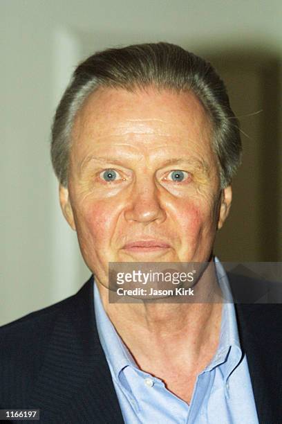 Actor Jon Voight arrives at the 11th Annual Beat The Odds Awards presented by the Children's Defense Fund October 2, 2001 in Beverly Hills, CA.