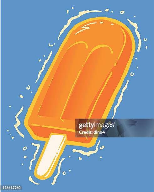 creamsicle - creamsicle popsicle stock illustrations