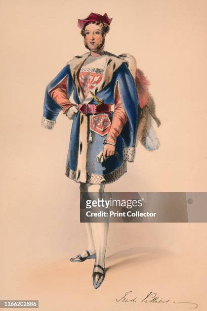 Frederick Child-Villiers in costume for Queen Victoria's Bal Costumé, May 12 1842, . British politician Frederick Child-Villiers as Guy de la Motte....