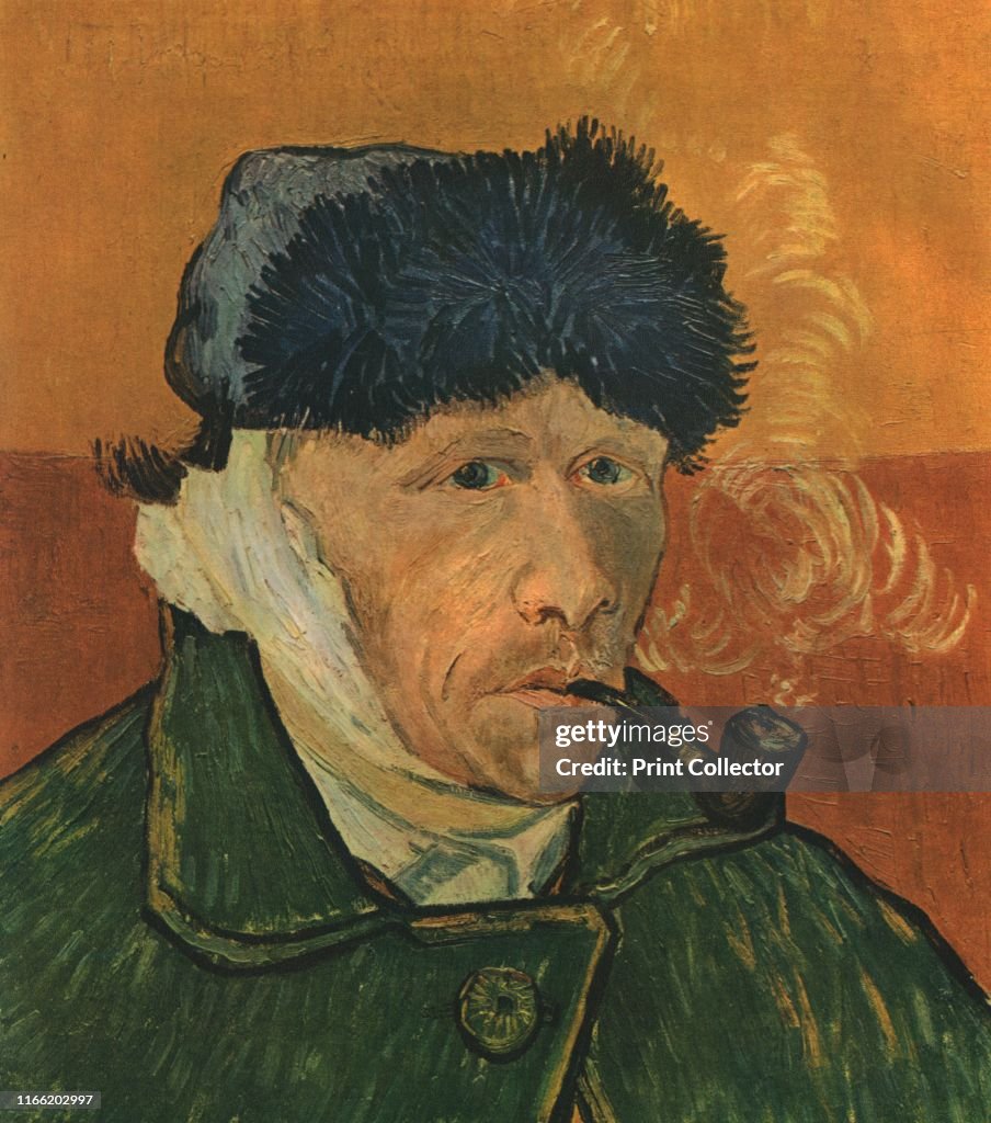 Self-Portrait With Bandaged Ear And Pipe