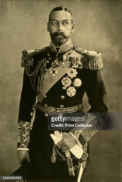 King George V' . Portrait of King George V , King of the United Kingdom and the British Dominions, and Emperor of India, in dress uniform. From "The...