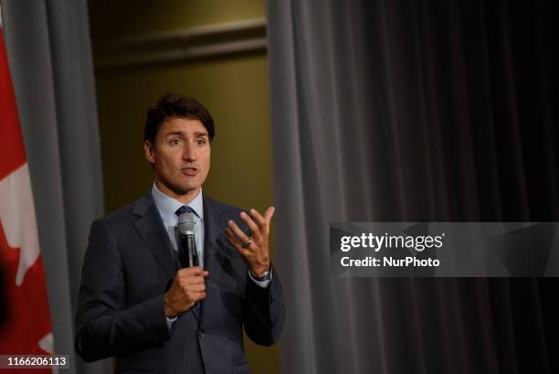 Prime Minister Justin Trudeau, Leader of the Liberal Party of Canada, will delivering remarks to supporters at an open Liberal fundraising event on 5...