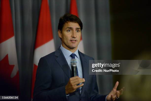 Prime Minister Justin Trudeau, Leader of the Liberal Party of Canada, will delivering remarks to supporters at an open Liberal fundraising event on 5...