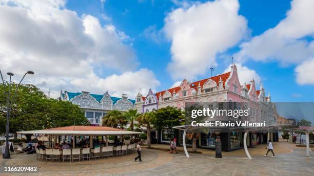 aruba, oranjestad - oranjestad stock pictures, royalty-free photos & images