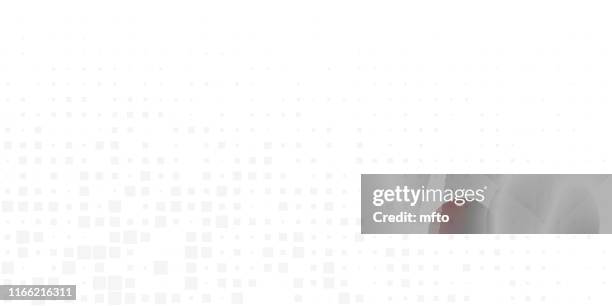 halftone spotted background - square shape stock illustrations