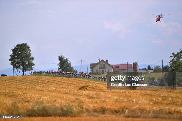 Peloton / Landscape / Helicopter / during the 76th Tour of Poland 2019, Stage 3 a 150,5km stage from Stadion Slaski, Chorzów to Zabrze / #TDP19 /...