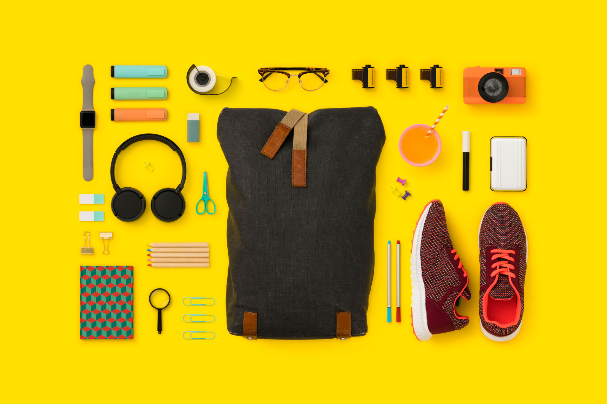 packing items