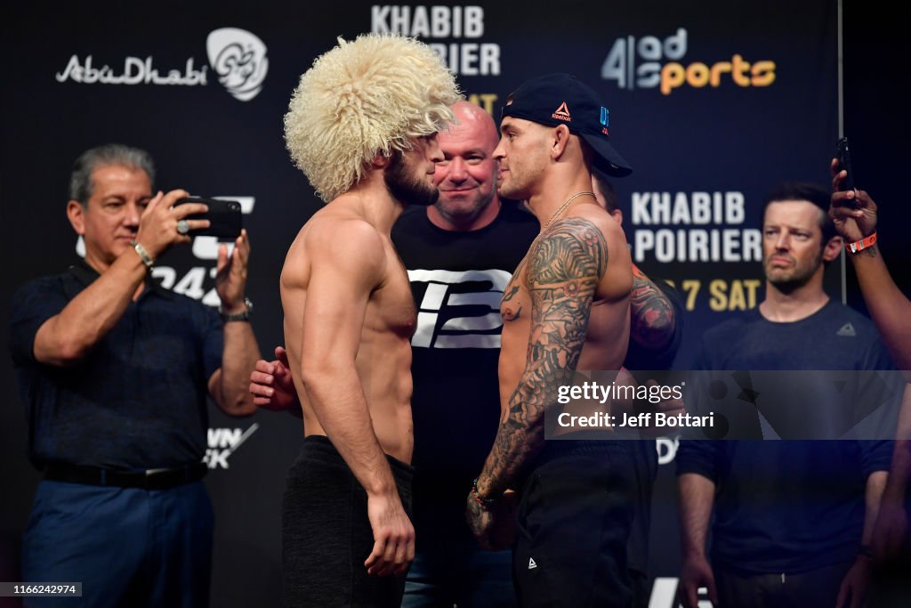 UFC 242: Weigh-ins