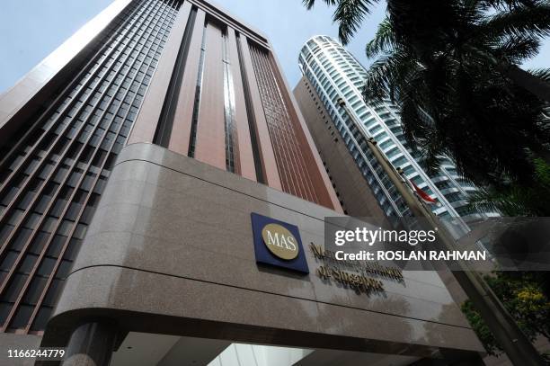 View of the Monetary Authority of Singapore building in the downtown financial district in Singapore on April 14, 2009. Singapore's worst economic...