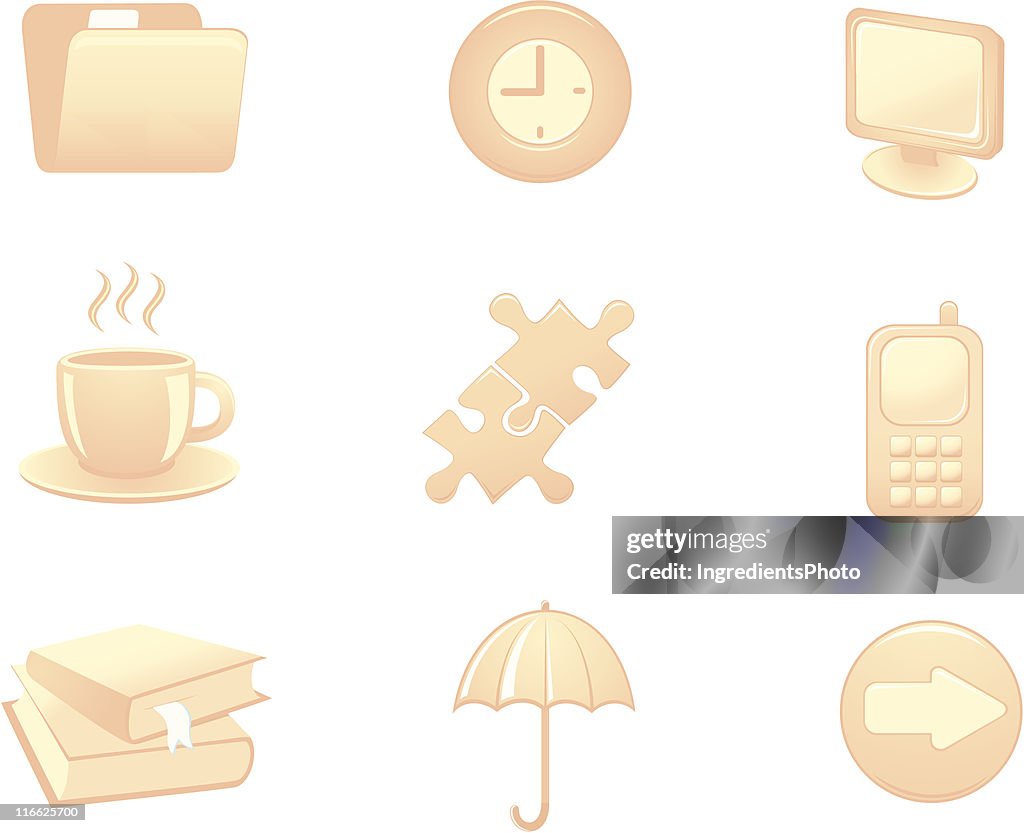 Web icon set
