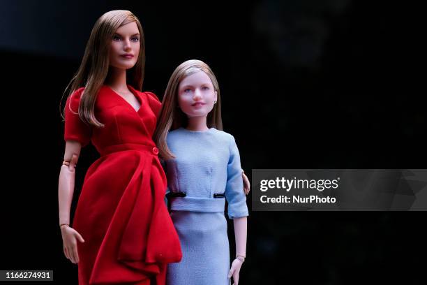Presentation of the Barbie of Princess Leonor of Spain and of the Barbie Queen Letizia Of Spain the Russian creators Vasili Barbier and Sergey...