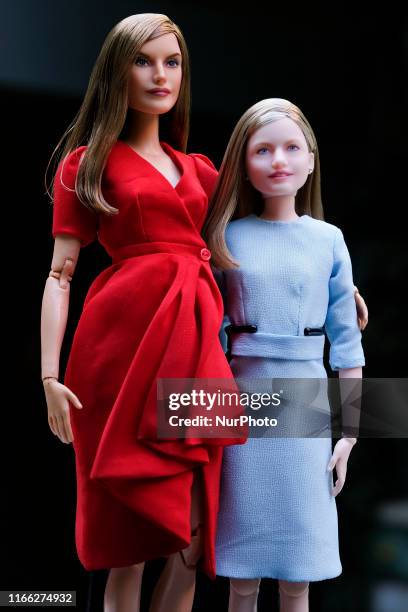 Presentation of the Barbie of Princess Leonor of Spain and of the Barbie Queen Letizia Of Spain the Russian creators Vasili Barbier and Sergey...