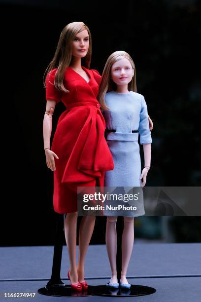 Presentation of the Barbie of Princess Leonor of Spain and of the Barbie Queen Letizia Of Spain the Russian creators Vasili Barbier and Sergey...