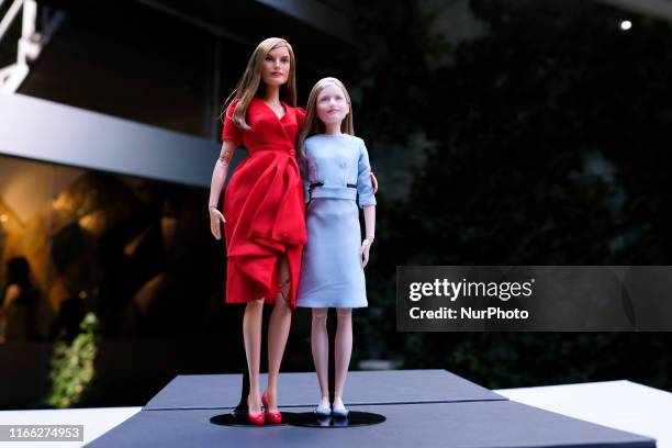 Presentation of the Barbie of Princess Leonor of Spain and of the Barbie Queen Letizia Of Spain the Russian creators Vasili Barbier and Sergey...