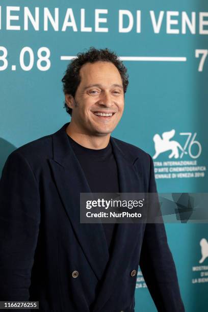 Claudio Santamaria attends the ''Tutto il mio folle amore'' Photocall during the 76th Venice Film Festival at on September 06, 2019 in Venice, Italy.