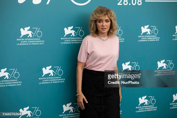 Valeria Golino attends the ''Tutto il mio folle amore'' Photocall during the 76th Venice Film Festival at on September 06, 2019 in Venice, Italy.