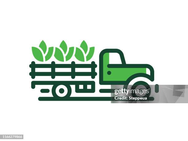 農家トラック - トラック点のイラスト素材／クリップアート素材／マンガ素材／アイコン素材