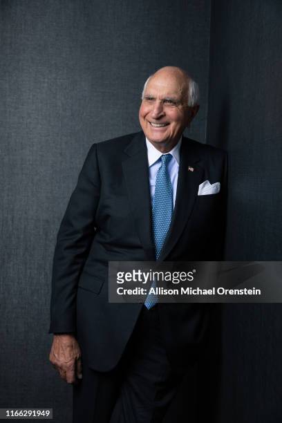Businessman Kenneth Langone is photographed for the Wall Street Journal on April 27, 2018 at his office in New York City.