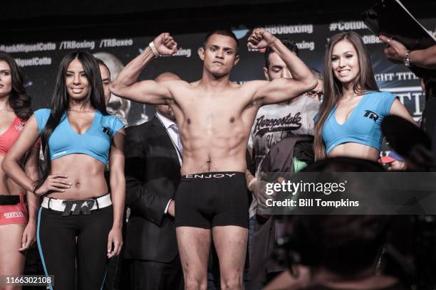 Bill Tompkins/Getty Images Jose Lopez during the weighin at Madison Square Garden on June 13, 2014 in New York City.