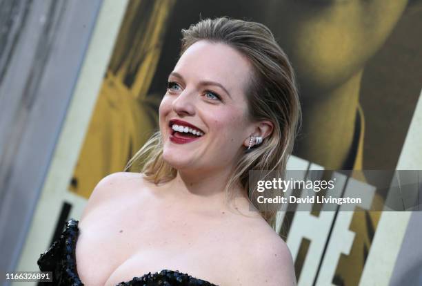 Elisabeth Moss attends the premiere of Warner Bros Pictures' "The Kitchen" at TCL Chinese Theatre on August 05, 2019 in Hollywood, California.