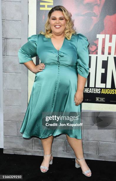 Britney Young attends the Premiere Of Warner Bros Pictures' "The Kitchen" at TCL Chinese Theatre on August 05, 2019 in Hollywood, California.
