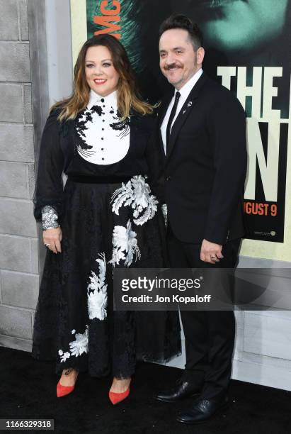 Melissa McCarthy and Ben Falcone attend the Premiere Of Warner Bros Pictures' "The Kitchen" at TCL Chinese Theatre on August 05, 2019 in Hollywood,...