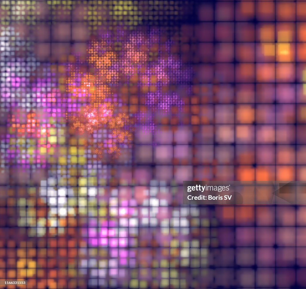 Purple pixels, background