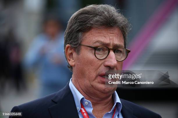 Louis Carey Camilleri Ceo of Ferrari in the paddock during the F1 Grand Prix of Italy.