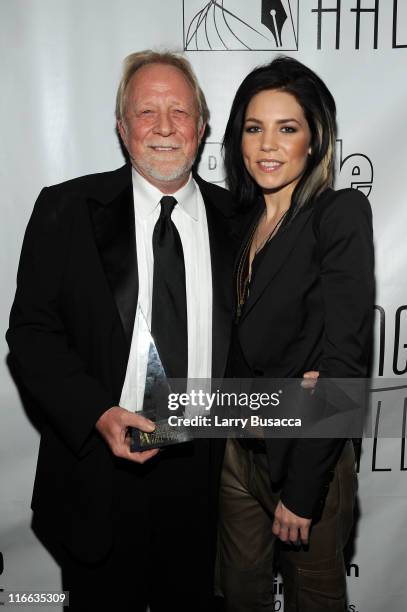 John Bettis and Skylar Grey attend the Songwriters Hall of Fame 42nd Annual Induction and Awards at The New York Marriott Marquis Hotel - Shubert...