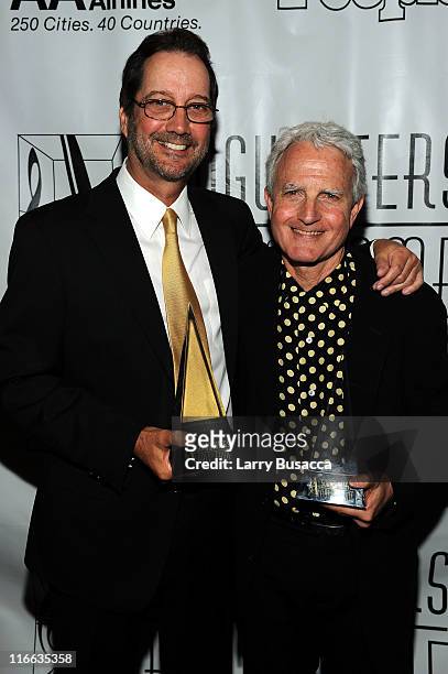 Inductee Tom Kelly and Billy Steinberg attends the Songwriters Hall of Fame 42nd Annual Induction and Awards at The New York Marriott Marquis Hotel -...